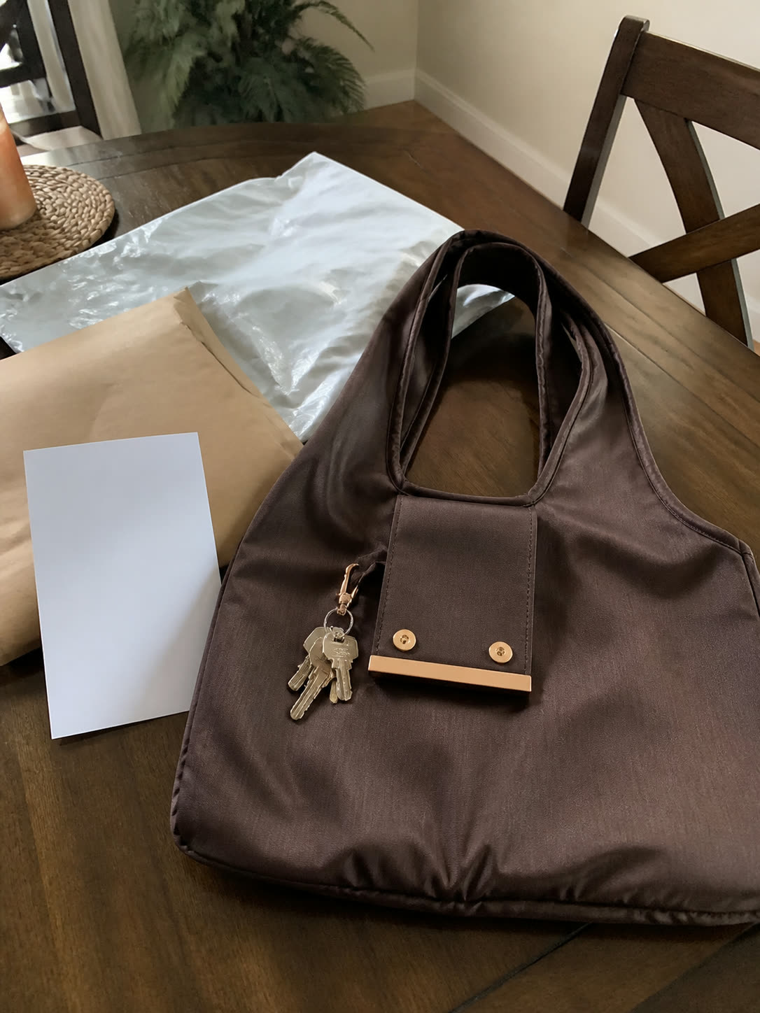 Baggkeys package and bag