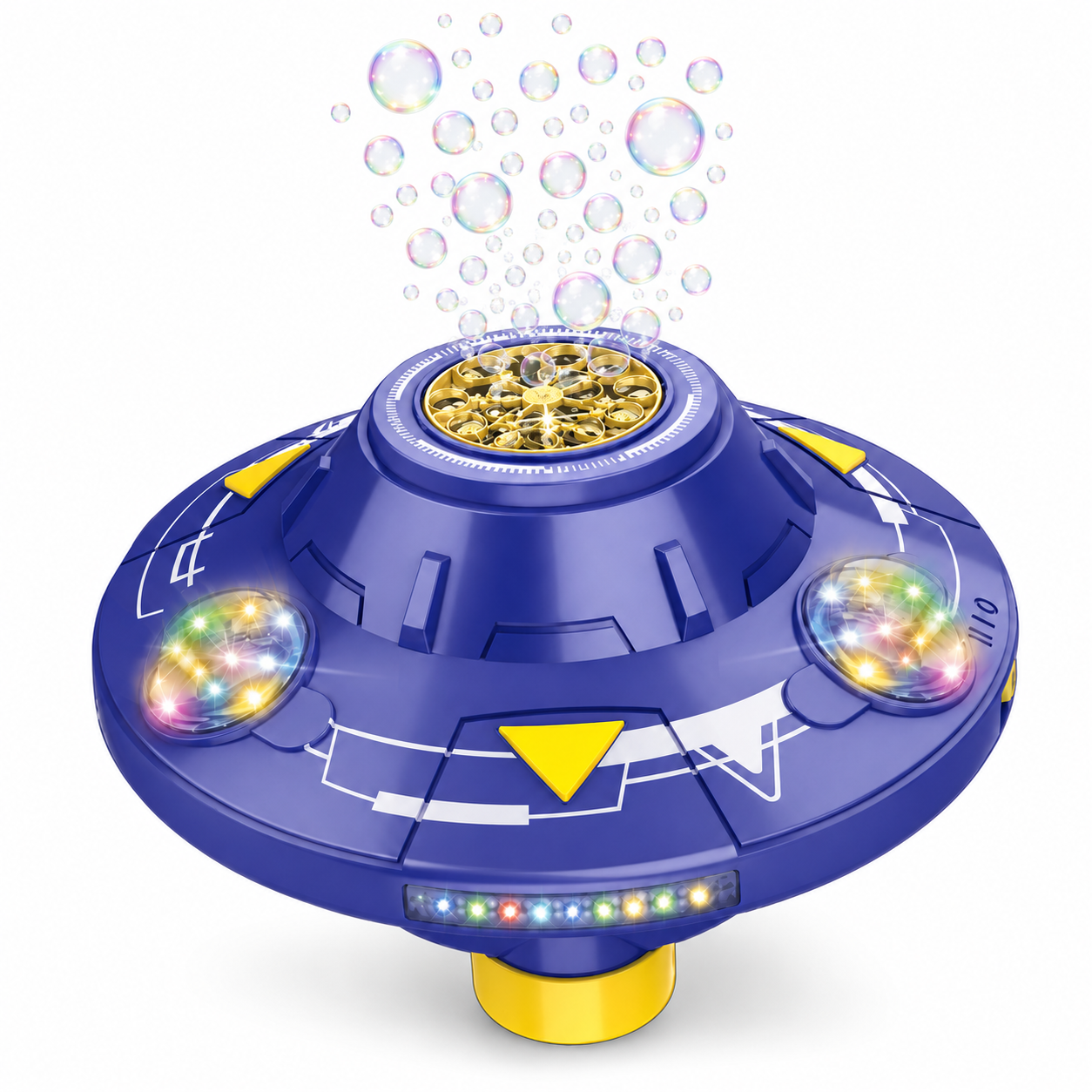 Vobblixa® 360° Roaming UFO Bubble Blaster 🛸🫧 – 32-Hole Light-Up Bubble Machine for Nonstop Outdoor Fun