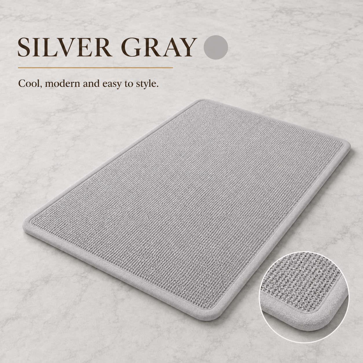 Absorbent Non-Slip Bath Mat