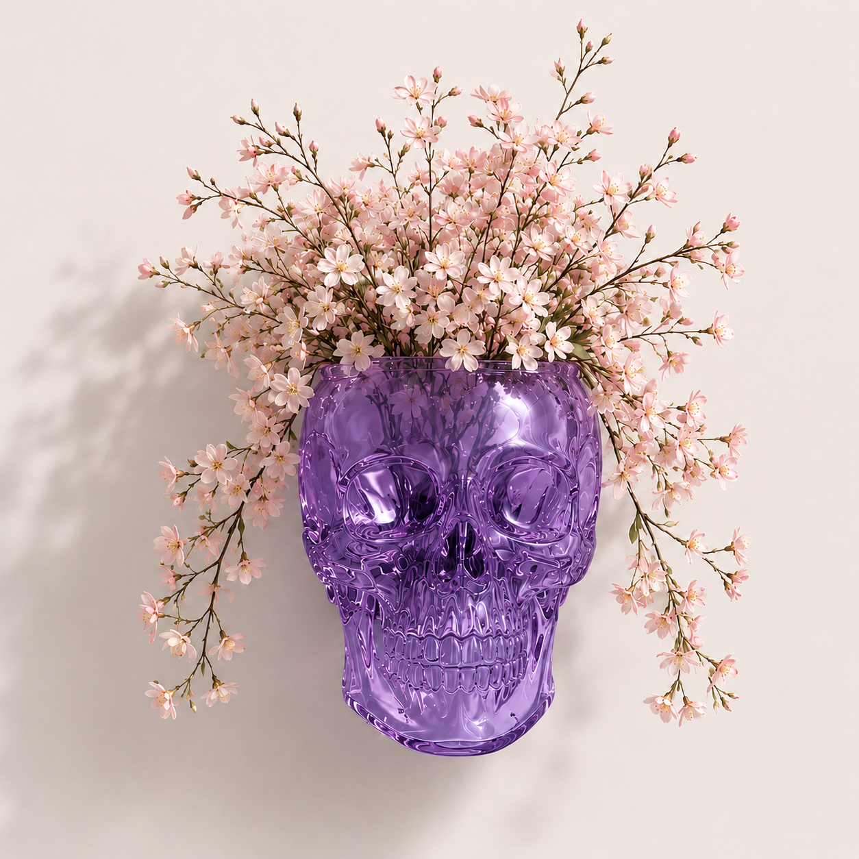 Dluvivo® Gothic Skull Wall Vase