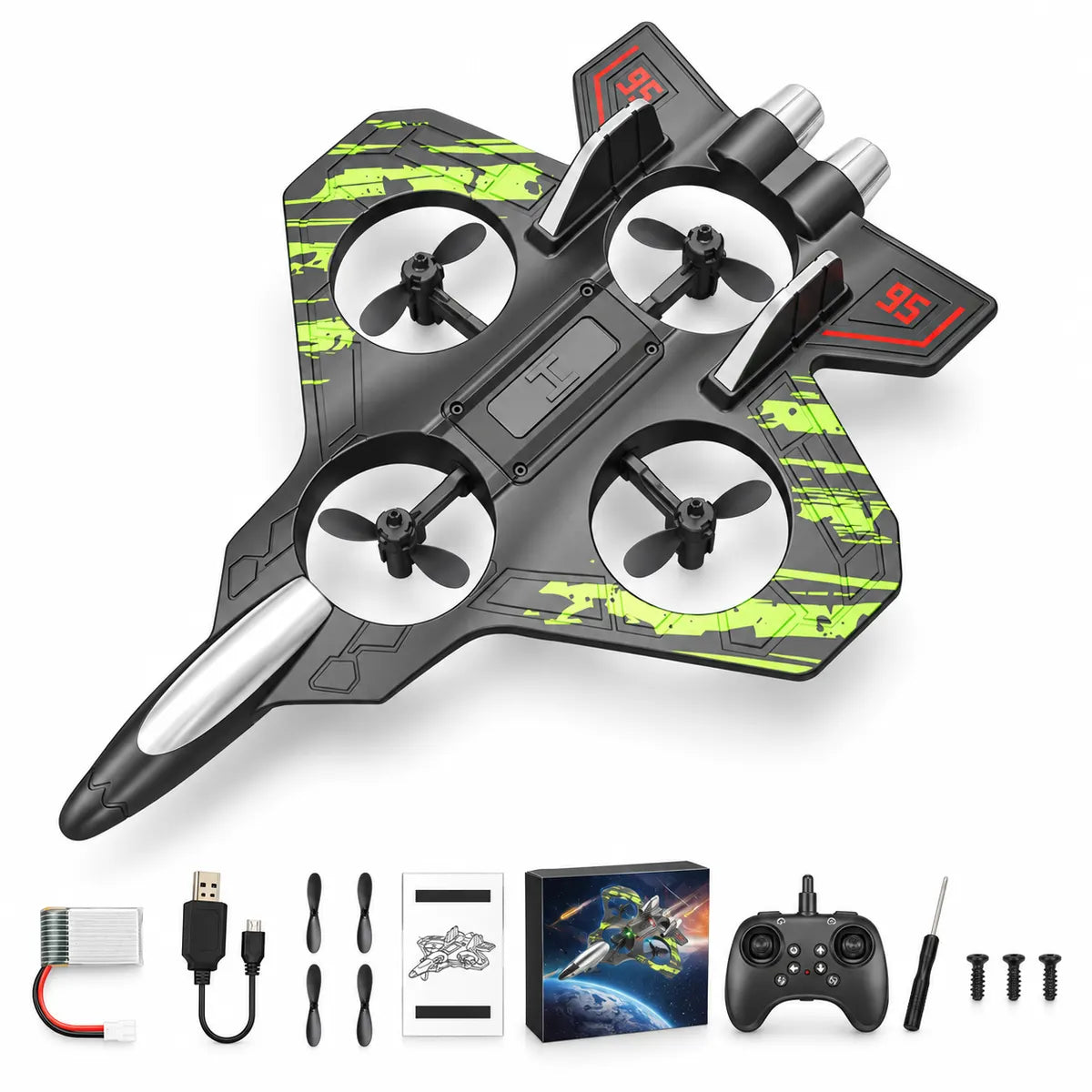 💥Limited-Time Deal – V32 RC Glider Drone with LED Lights(upsell)