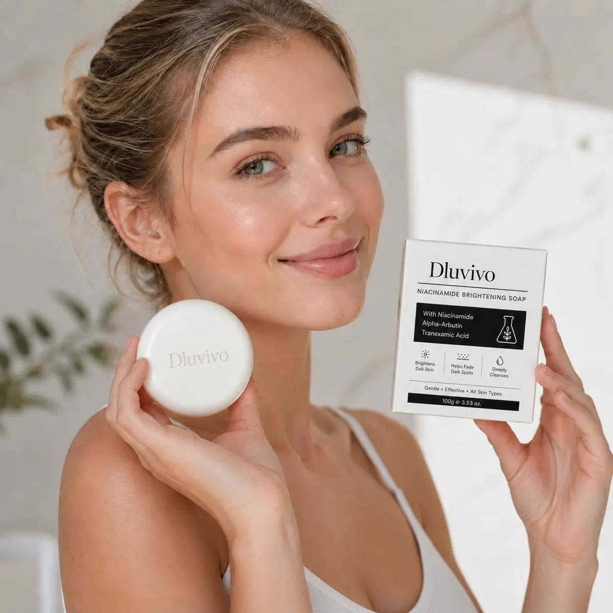 🛁 Niacinamide Brightening Beauty Bar for Dull & Uneven-Looking Skin