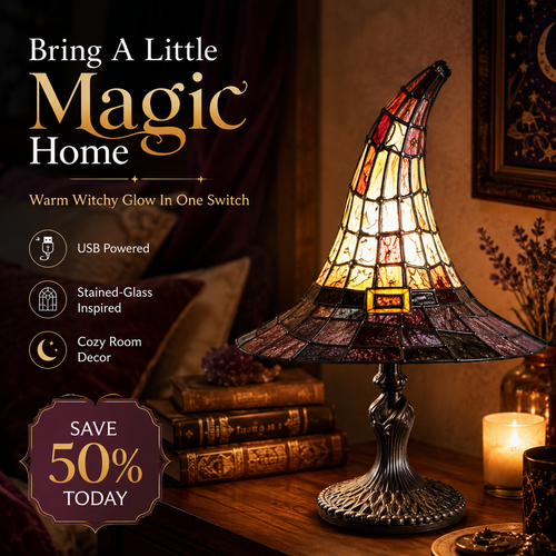 Dluvivo Witch Hat Lamp
