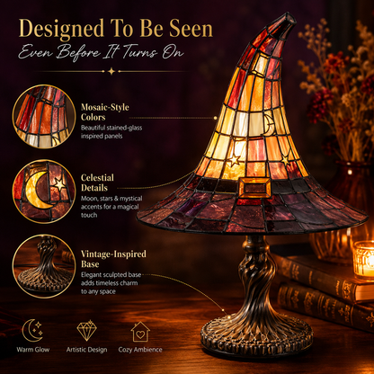 Dluvivo Witch Hat Lamp
