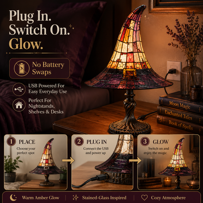 Dluvivo Witch Hat Lamp