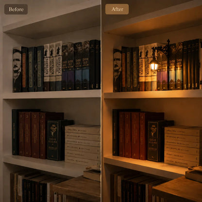 Dluvivo® Library Lantern Shelf Light VintageHanging Lantern