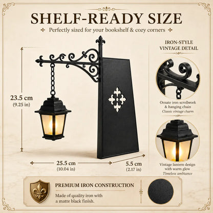 Dluvivo® Library Lantern Shelf Light VintageHanging Lantern