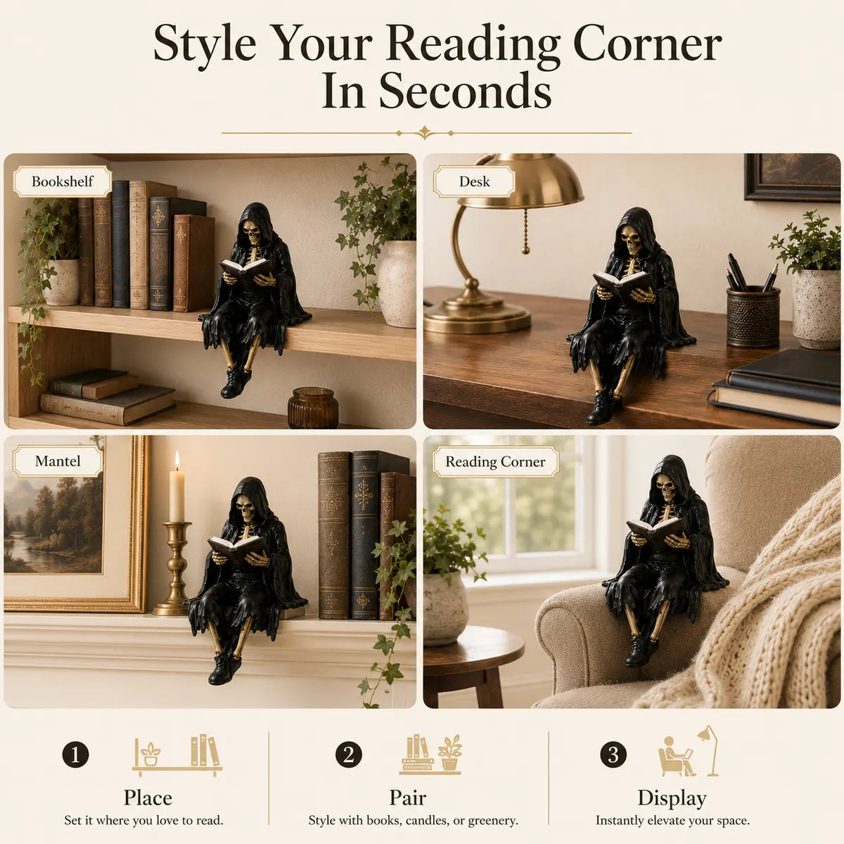 Dluvivo®DARKFAN TASY SHELFDECOR