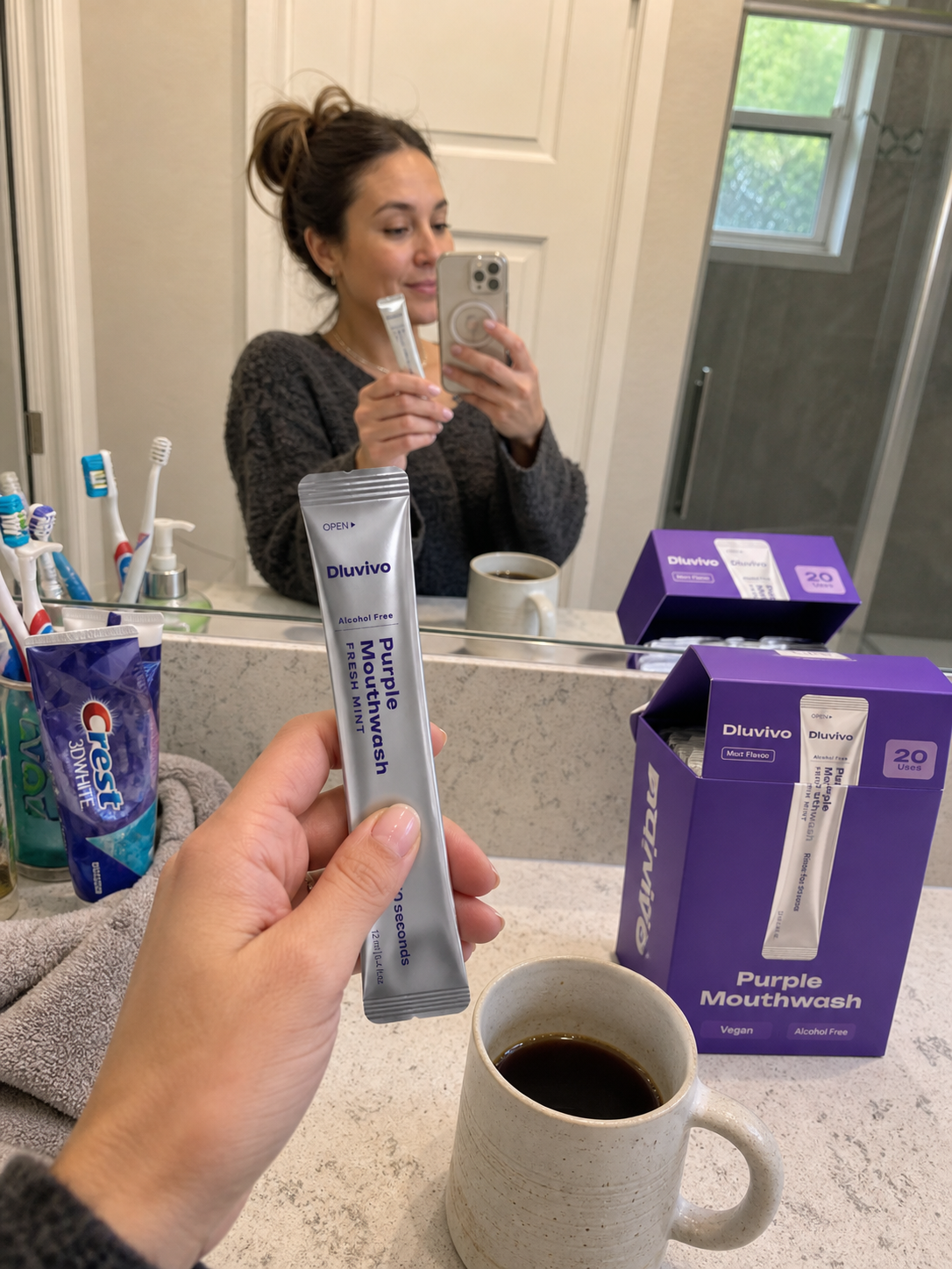 DR.DENT coffee and mint bathroom buyer review image