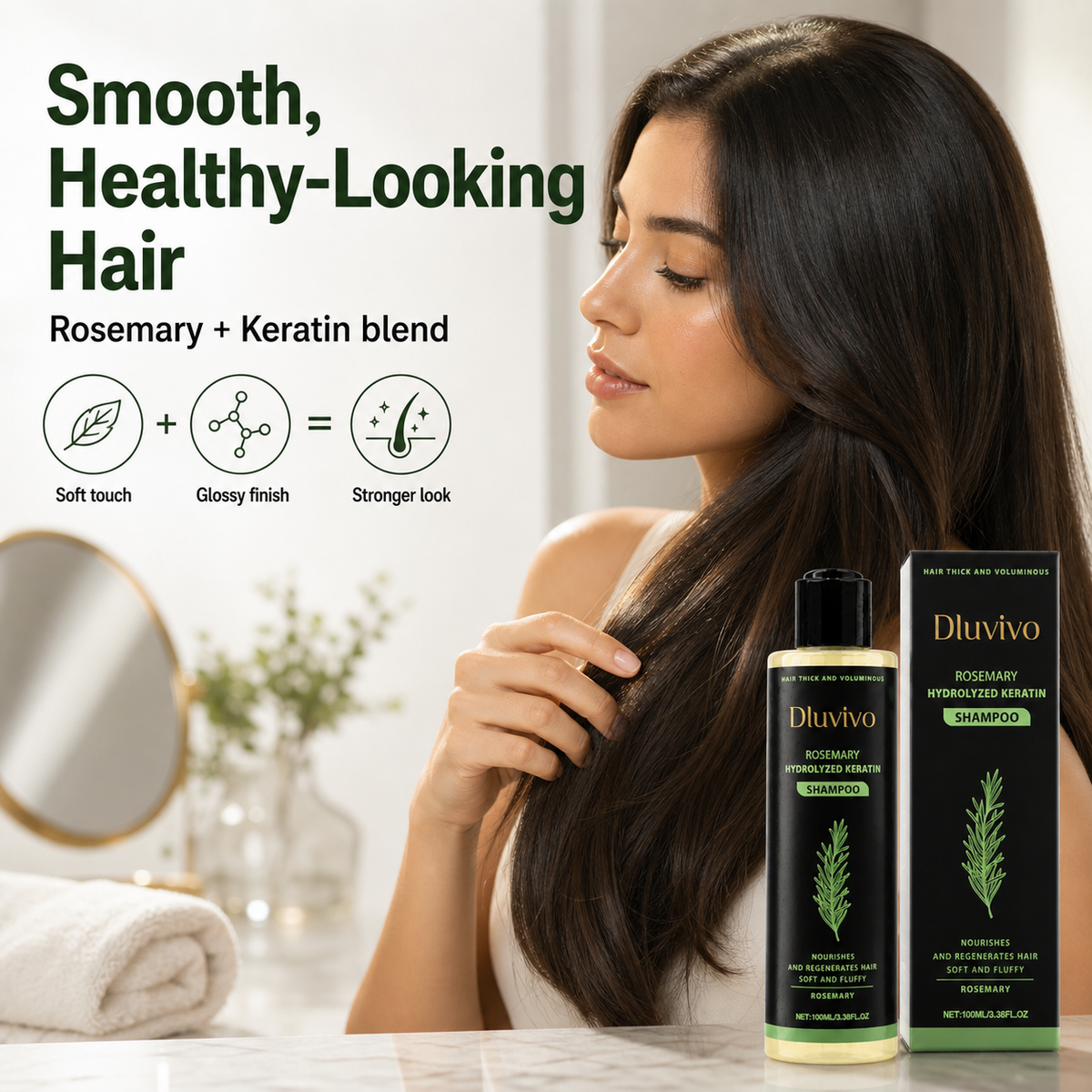 🌿 FINAL HOURS — SAVE 60% ON Dluvivo® Rosemary & Keratin Smoothing Shampoo