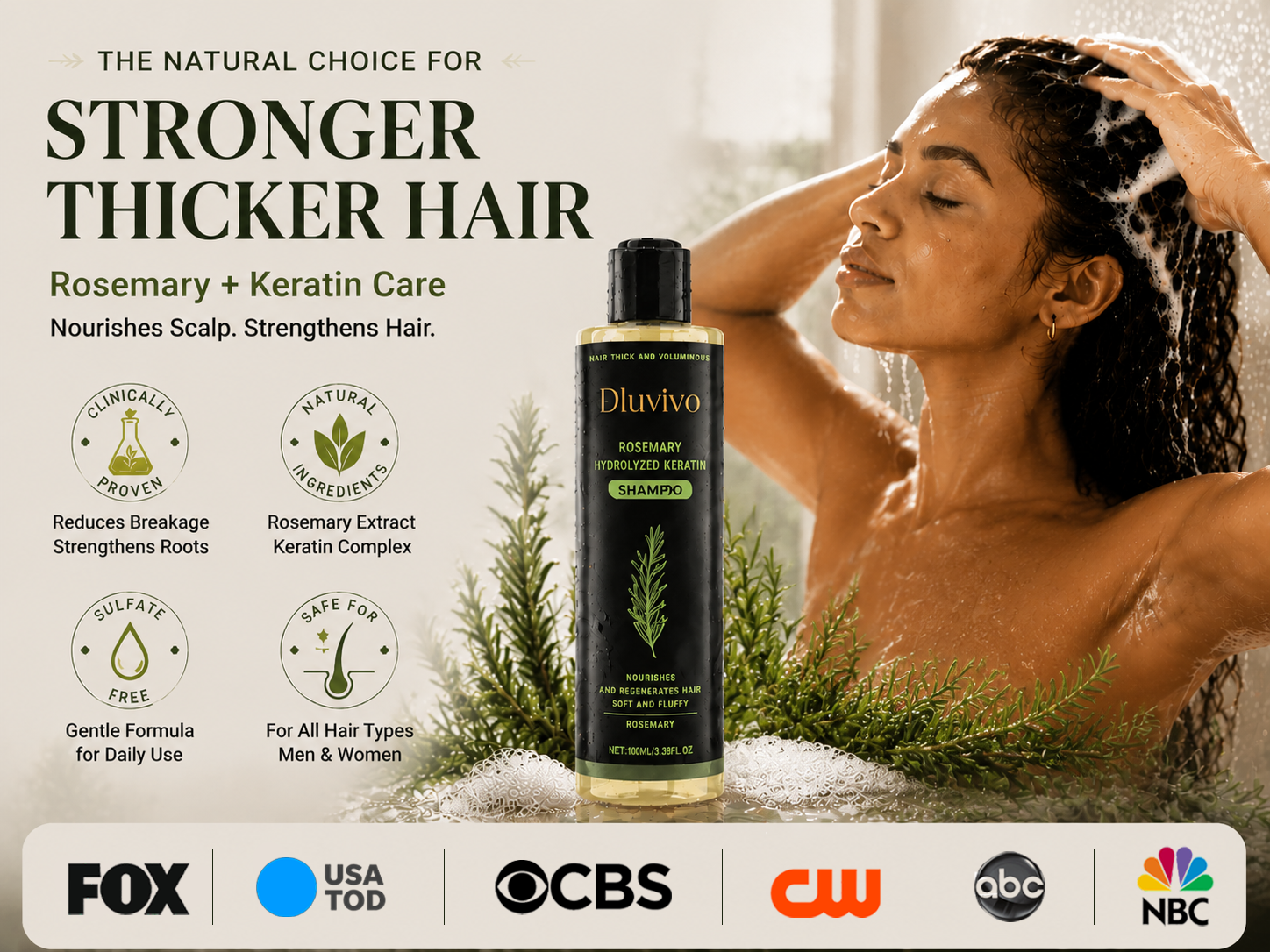 KAFZEL rosemary and keratin shampoo trust visual