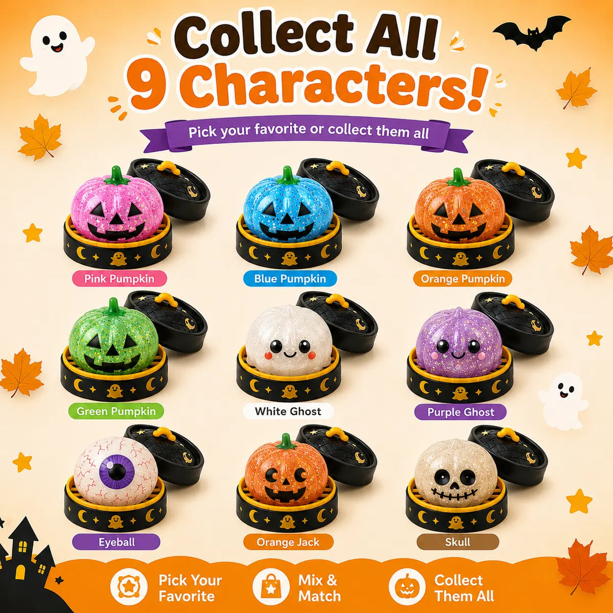 🔥 FINAL DAY 50% OFF — Halloween Squishies: Stress Relief Fun For Adults & The Perfect Gift For Kids