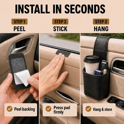 👑 LAST DAY: 42% OFF 🚗Tavelyq® Car Door Storage Pocket & Cup Holder