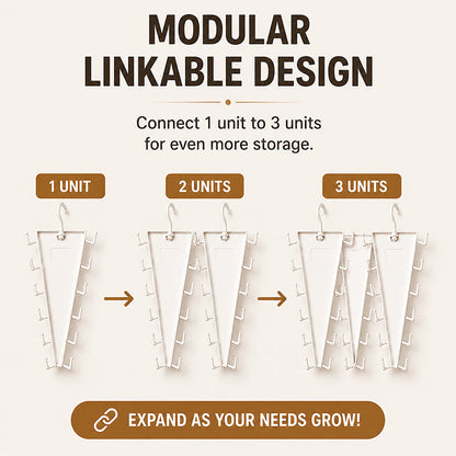 Dluvivo®  12-Hook Space-SavingCloset Organizer