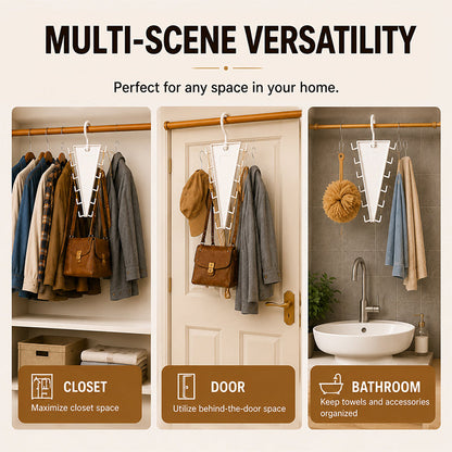 Dluvivo®  12-Hook Space-SavingCloset Organizer