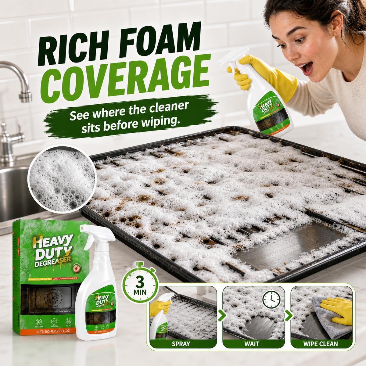 🔥 FINAL HOURS — UP TO 64% OFF — Heavy-Duty Foaming Kitchen Degreaser