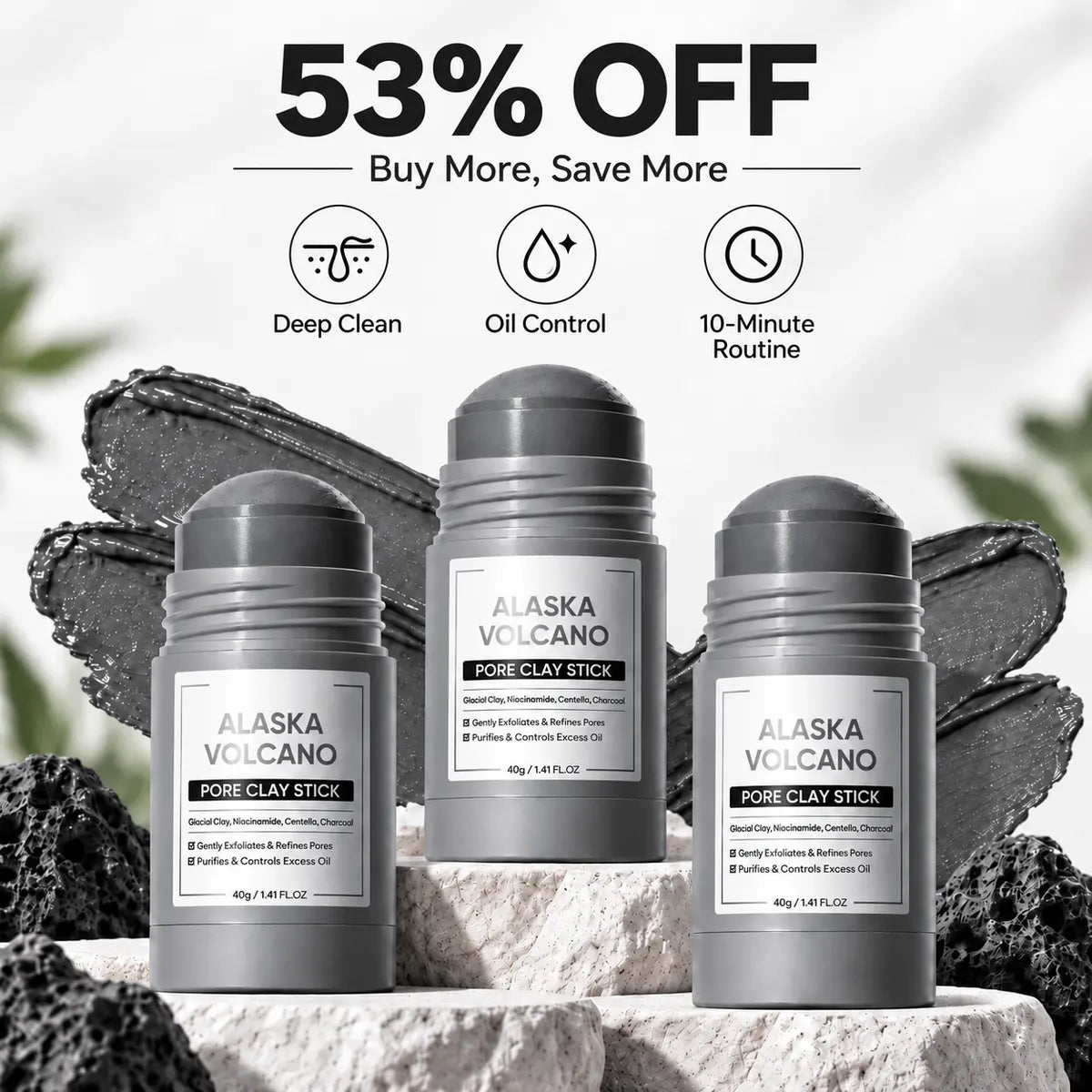 BARUBT Multi-Formula Clay Mask Stick