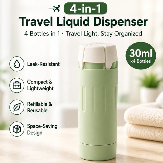 🔥 LAST DAY — 50% OFF | 4-in-1 Travel Liquid Dispenser