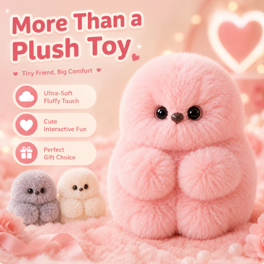 Cute AI Shy Emotional Companionship Robot Plush Toy - Sings, Repeats & Turns Its Head 👀 🦉