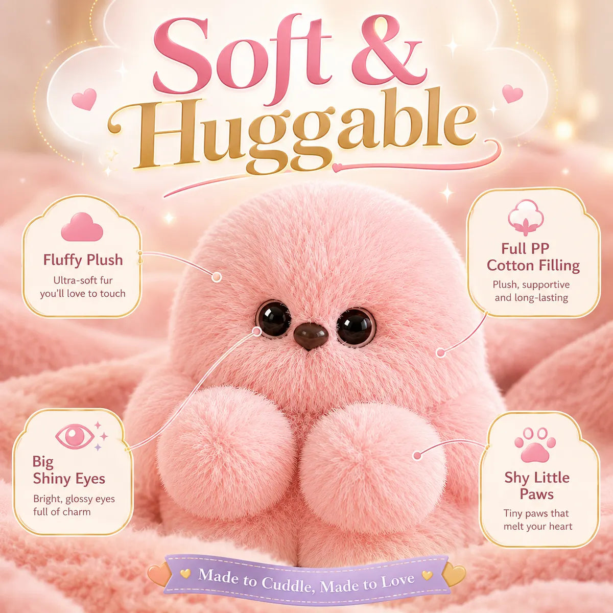Cute AI Shy Emotional Companionship Robot Plush Toy - Sings, Repeats & Turns Its Head 👀 🦉upsell