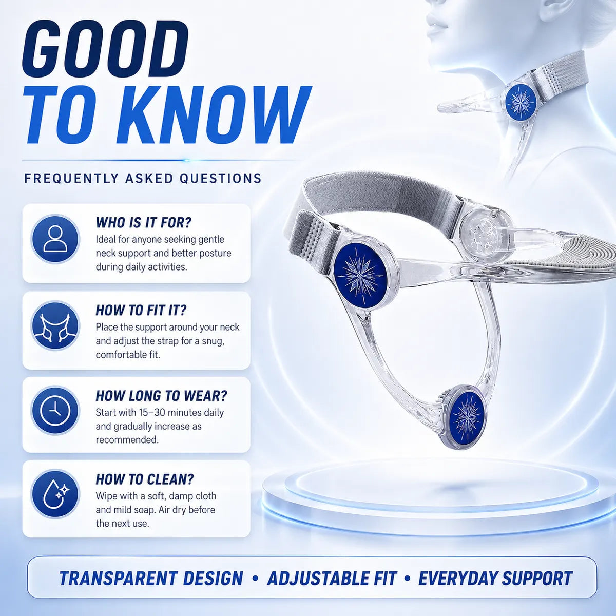 Dluvivo®🔥360° Adjustable Neck Brace