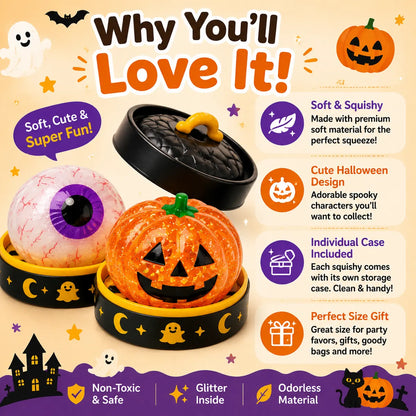 🔥 FINAL DAY 50% OFF — Halloween Squishies: Stress Relief Fun For Adults & The Perfect Gift For Kids