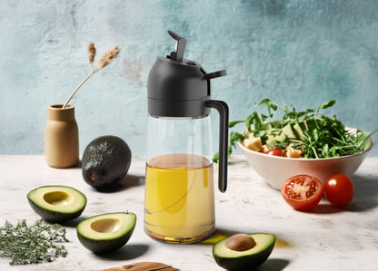 2-in-1 Glass Olive Oil Sprayer & Dispenser（29.99）