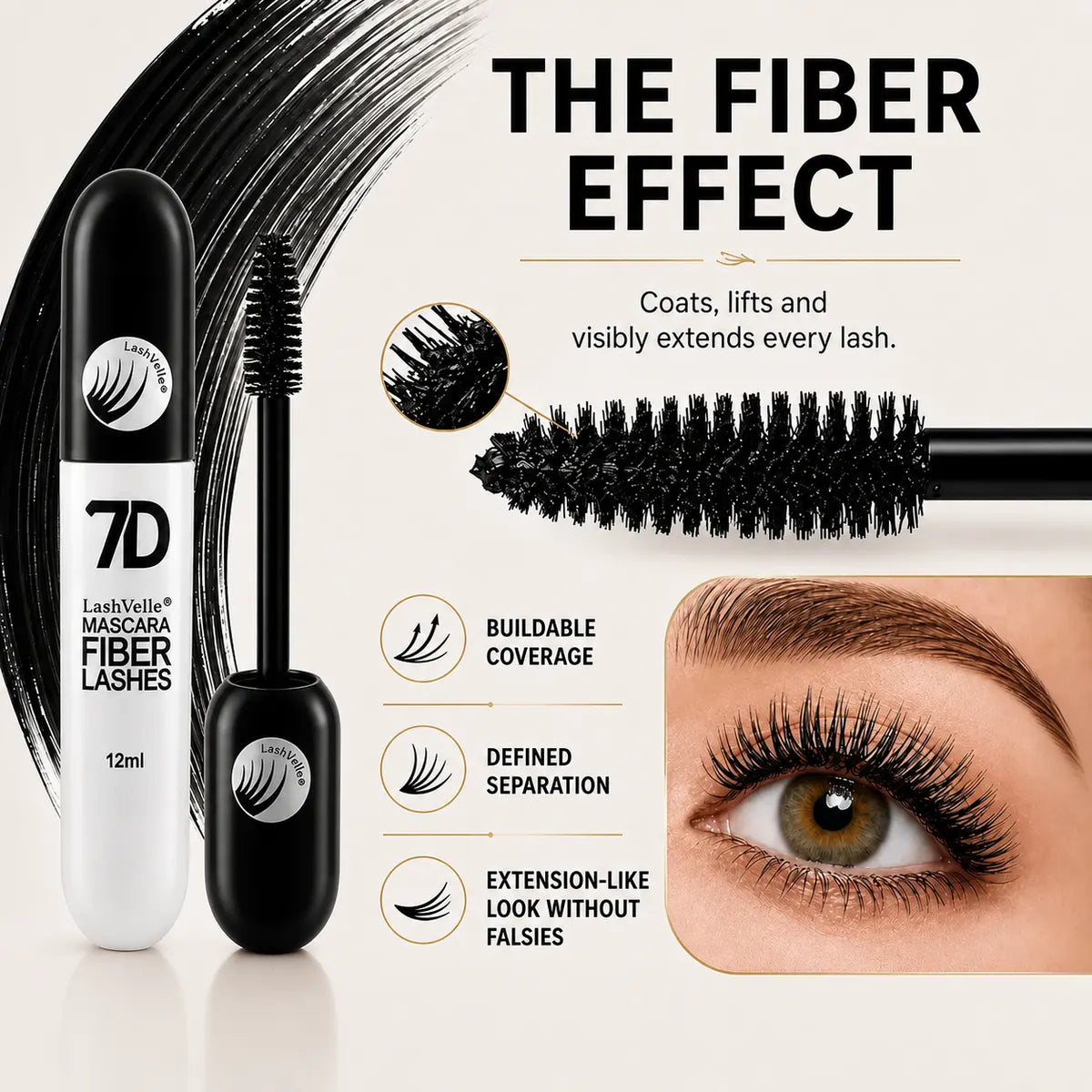 🔥 LAST DAY: 57% OFF + FREE SHIPPING LashVelle® 7D Silk Fiber Mascara