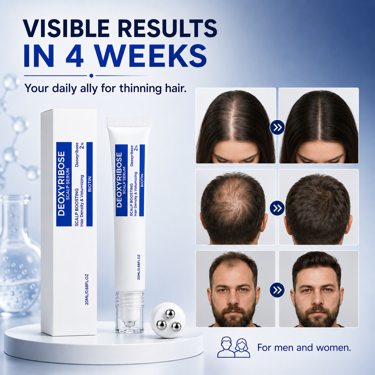 Deoxyribose Scalp Serum Roll-On