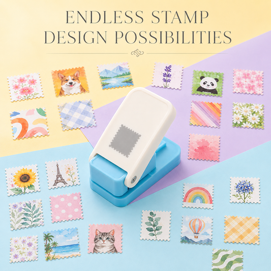 Dluvivo®Stamp-Edge PaperPunch Mini PostageShape Cutter