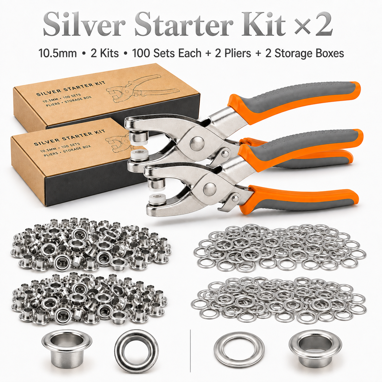 Gromvero®-EYELET PLIERS SET