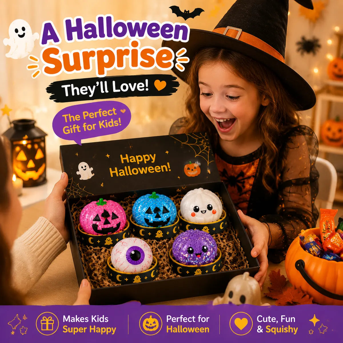 🔥 FINAL DAY 50% OFF — Halloween Squishies: Stress Relief Fun For Adults & The Perfect Gift For Kids