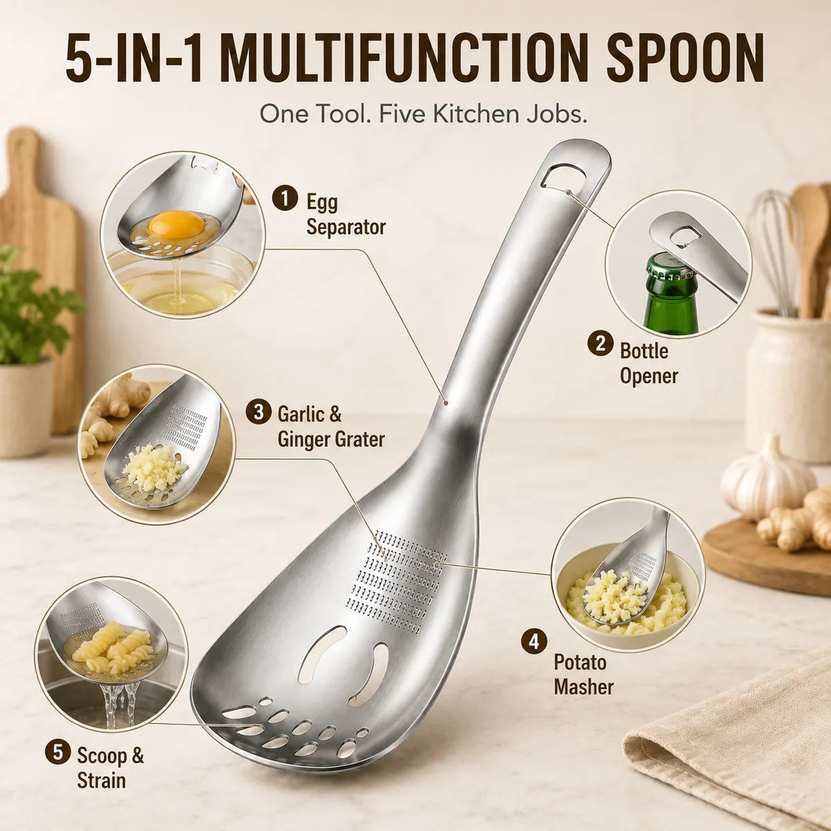 Multifunction Cooking Spoon