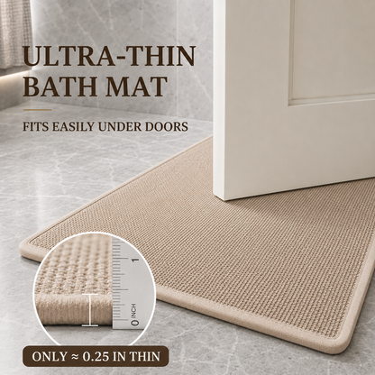 Absorbent Non-Slip Bath Mat