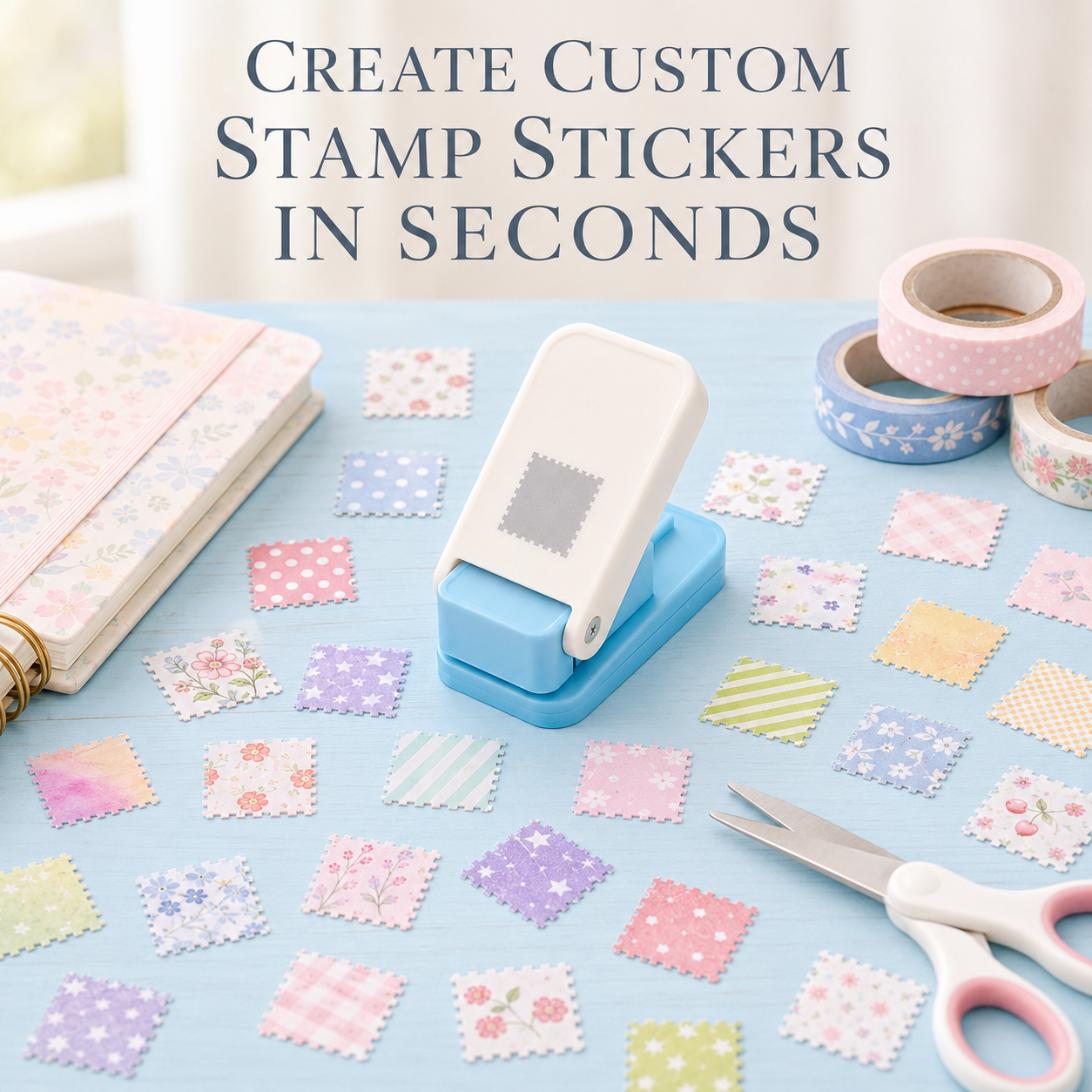 Dluvivo®Stamp-Edge PaperPunch Mini PostageShape Cutter