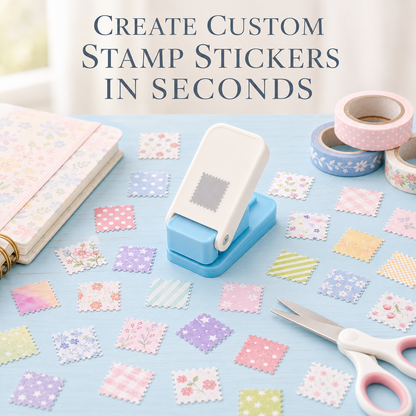 Dluvivo®Stamp-Edge PaperPunch Mini PostageShape Cutter
