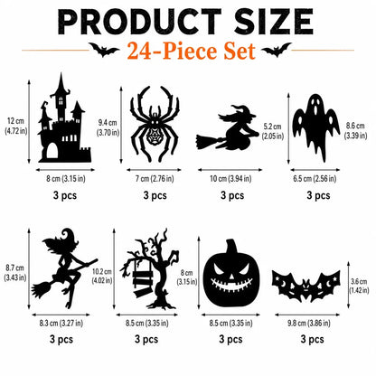 Stickers Halloween LED Silhouette Wall Light