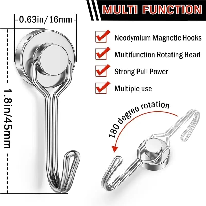 Dluvivo® Heavy Duty Swivel Hooks