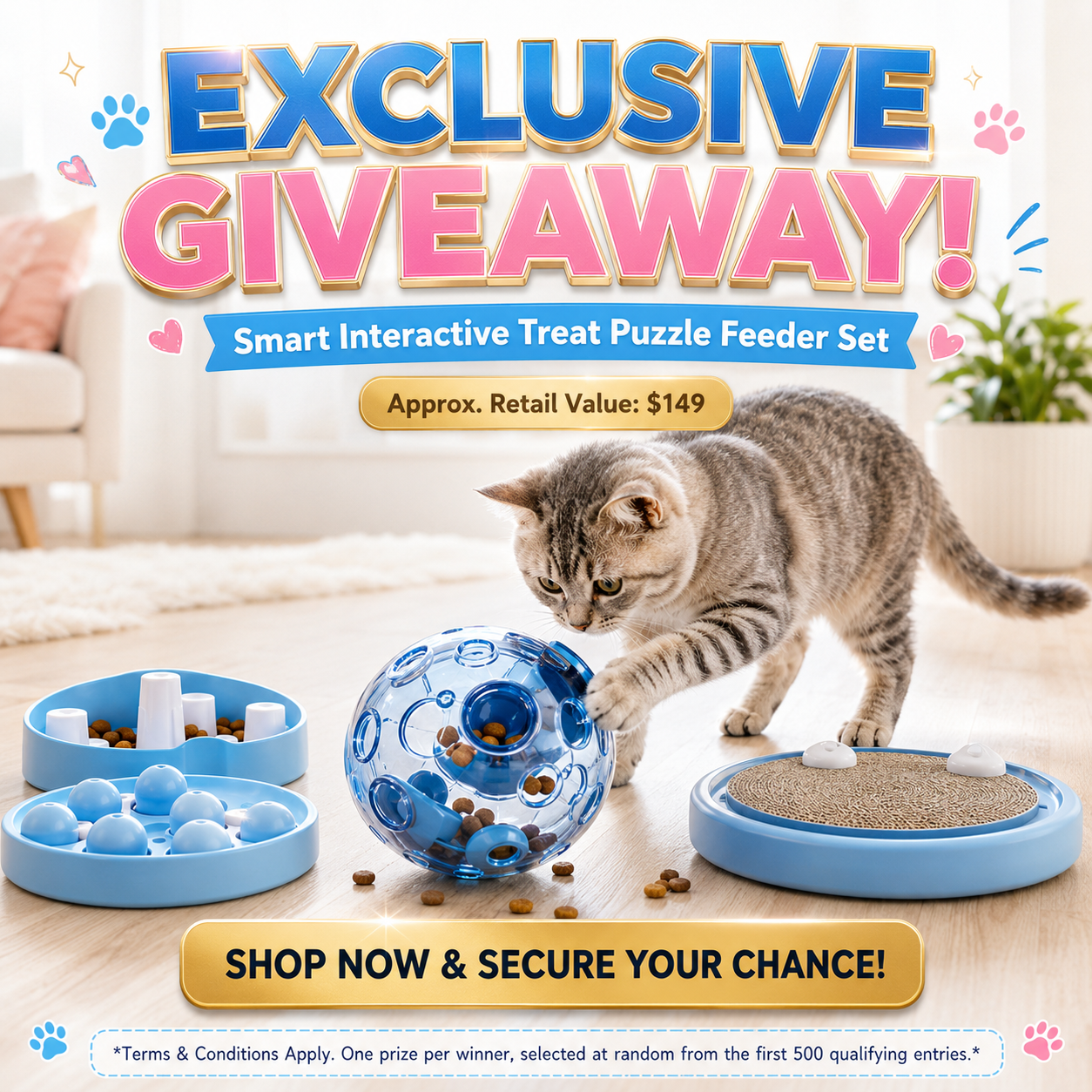 SELF-ROLLING® Cat Ball That Turns Bored CatsInto Play Mode