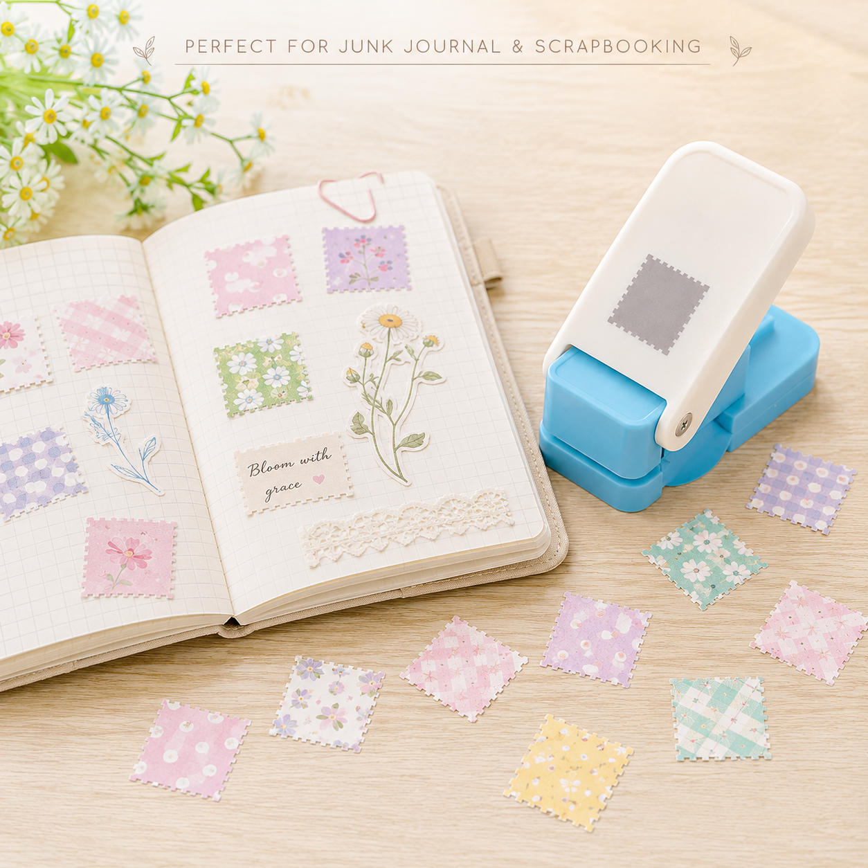 Dluvivo®Stamp-Edge PaperPunch Mini PostageShape Cutter