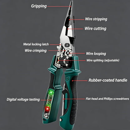 🔥 #1 Must-Have Electrician Tool — 8-in-1 Digital Pliers