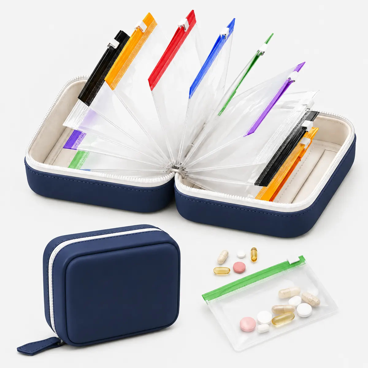 14-Pouch Travel Pill Organizer
