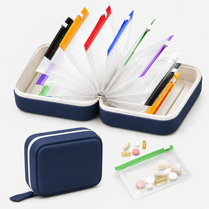 14-Pouch Travel Pill Organizer