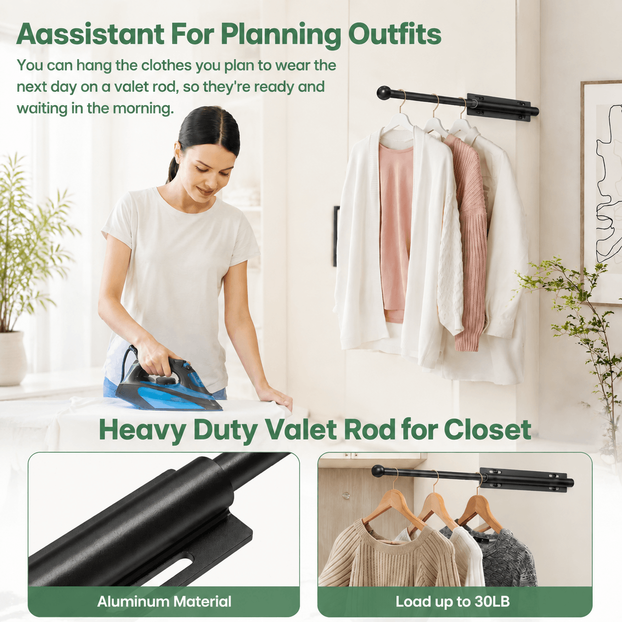 Pull Out Extra Hanging Space in Seconds