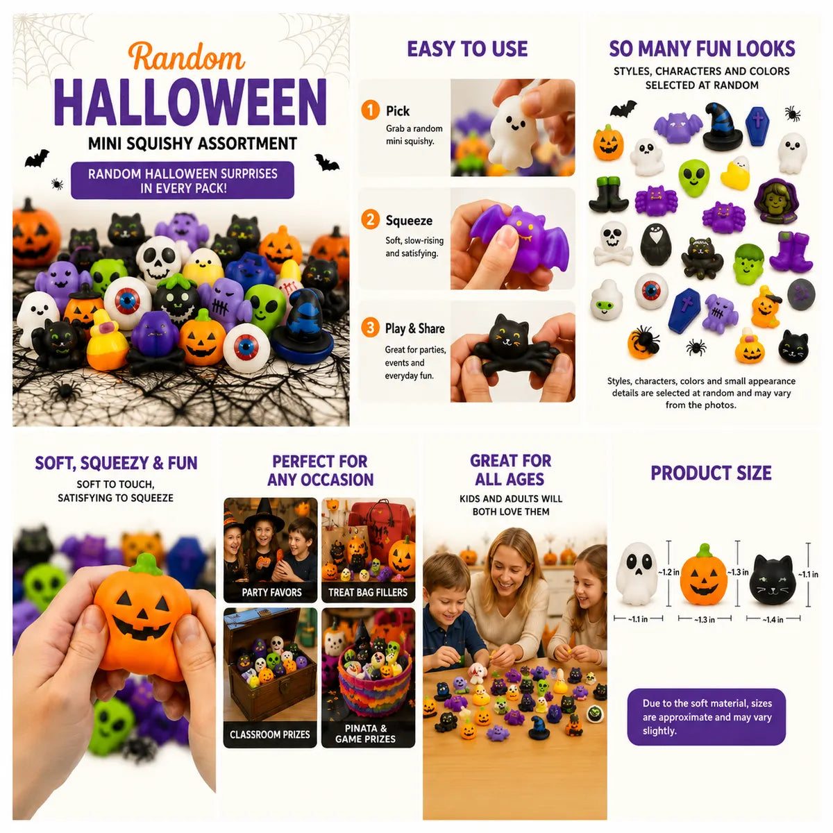SpookSquish® Halloween Squishy Assortment
