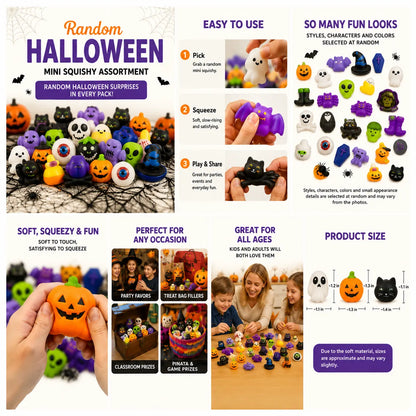 SpookSquish® Halloween Squishy Assortment