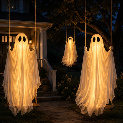 BooDrift® 5FT Light-Up Swinging Ghost