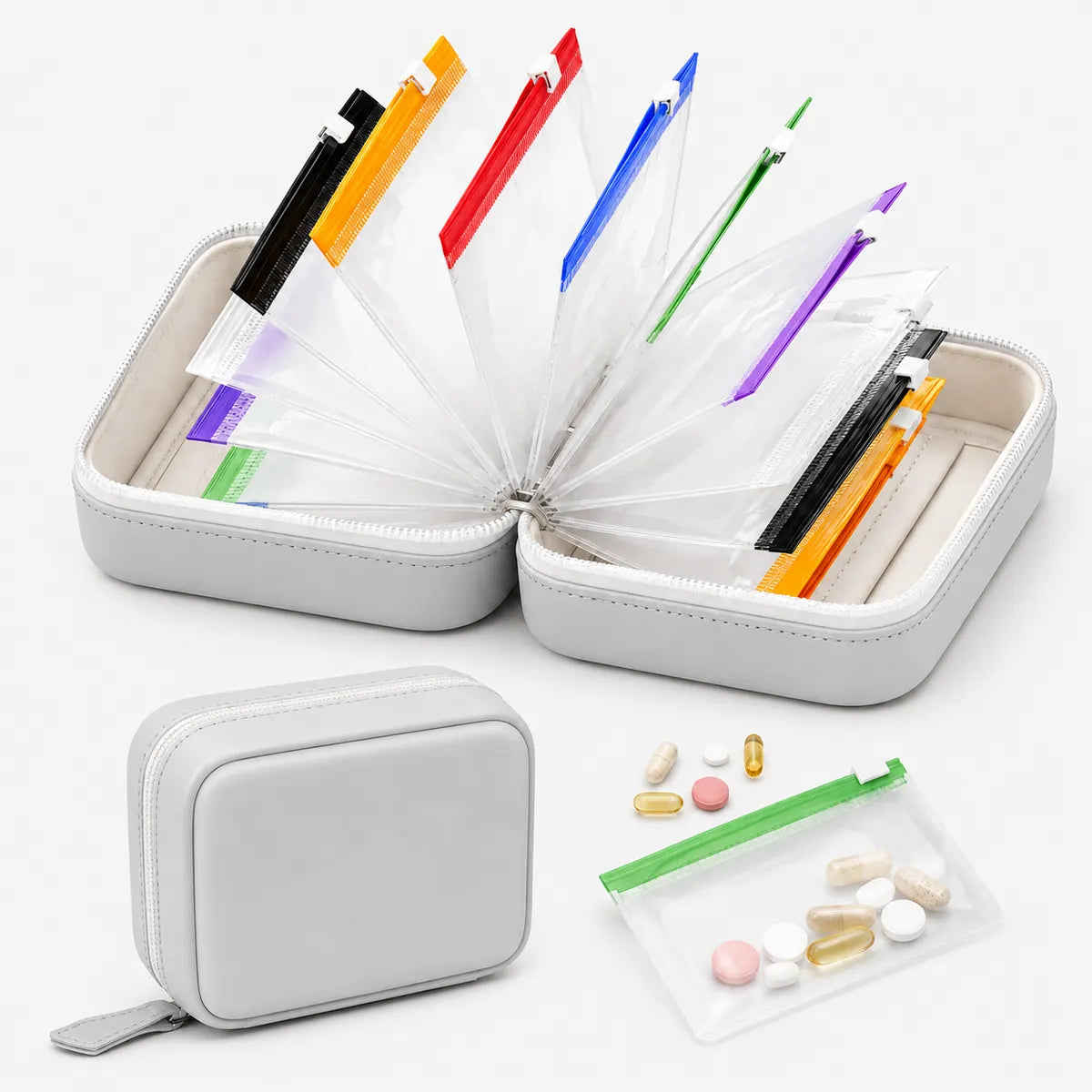 14-Pouch Travel Pill Organizer