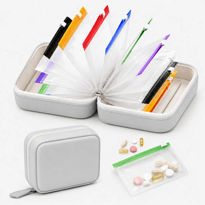 14-Pouch Travel Pill Organizer