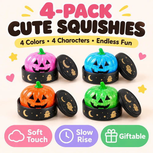Pastel Pumpkin Slow-Rise Squishy Set – Cute Gift for Kids & Adults